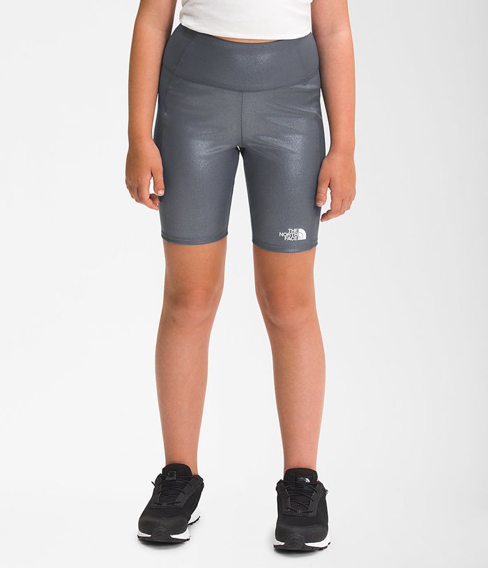 The North Face Bottoms Meisjes Printed Never Stop Bike Korte MEPD78524 - Zilver